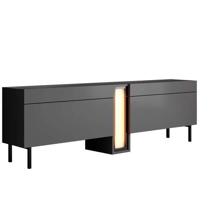 Hanah Home Nova Soporte para TV Antracita con Iluminación LED Hanah Home Nova Soporte para TV Antracita con Iluminación LED